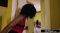 Lucky Dude Must Juggle Both step Mom & Daughter