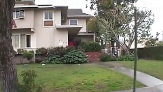 Naughty Redhead Coed Gets Pussy Pounded By Two Frat Guys In Frat House